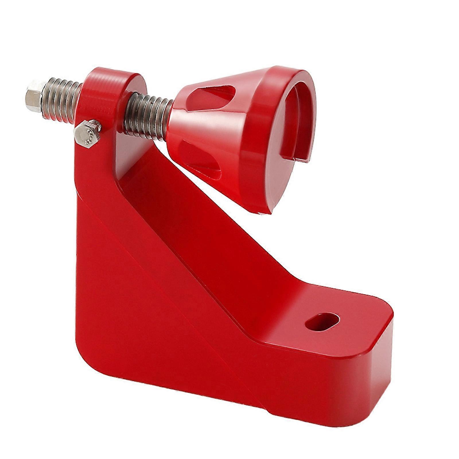 Reinforced Aluminum Main Cylinder Reinforcement Bracket Improves Braking System Stability For Off Roading Applications  Red