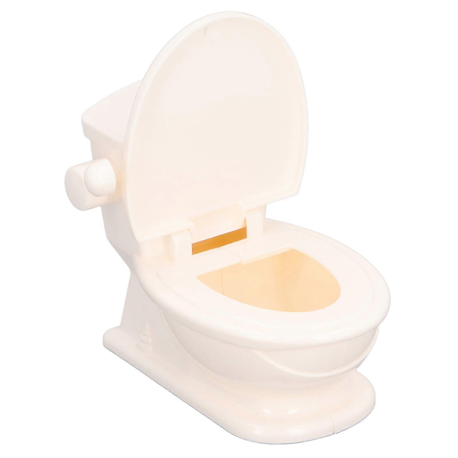 Funny Toilet Seat Trick Toy with 3D Poop Effect Portable Simulation Toilet Seat Prank Trick Toy 