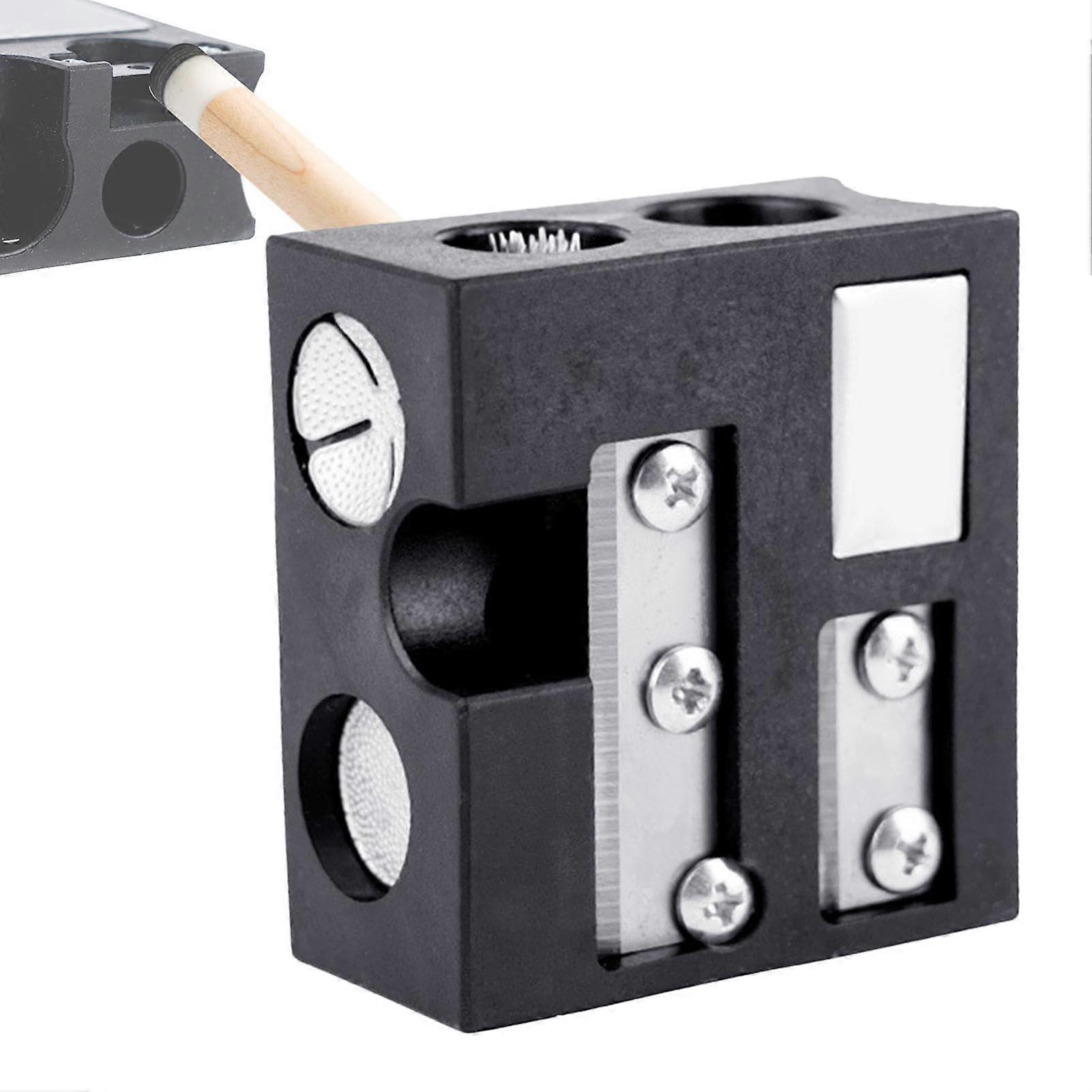 Cue Tip Trimmer For Billiard Cues And Tip Corrector Tool Stainless Steel Compact Maintenance Tool