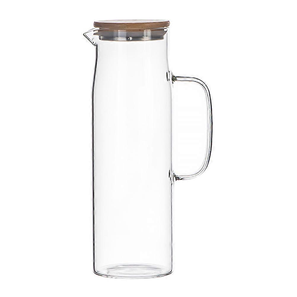 Beverage Pitcher for Liquids, Thick Glass