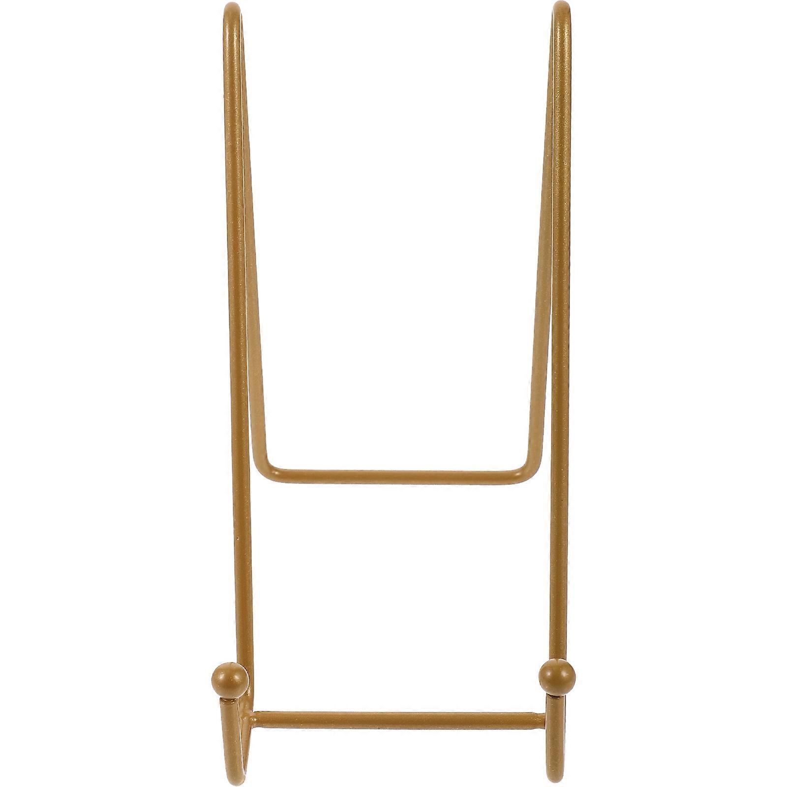 Artistic Iron Display Stand for Plates, Offers Strong Load Bearing Capacity