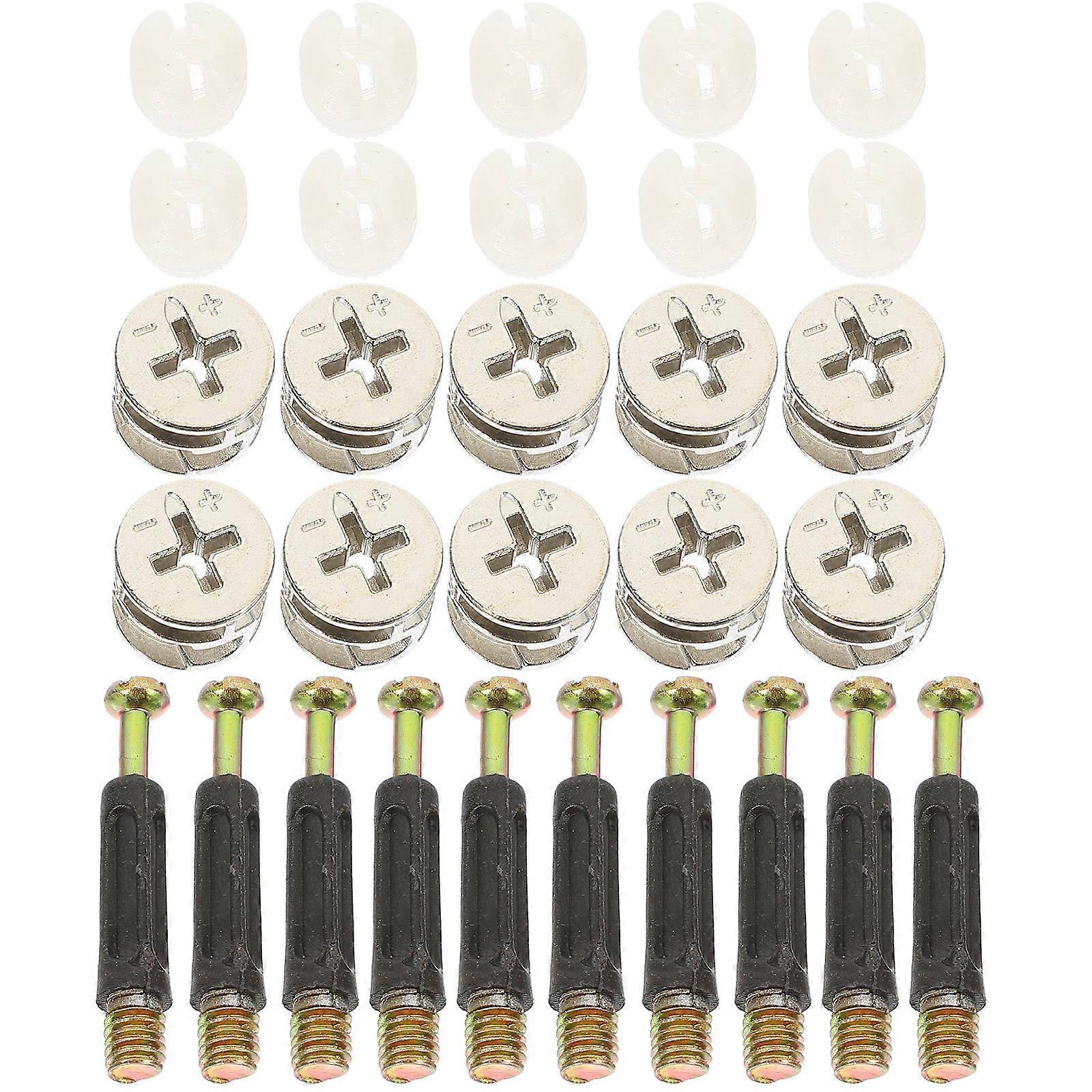 Vibration-Resistant Furniture Connectors, Suitable for Drawer and Cupboard Installations