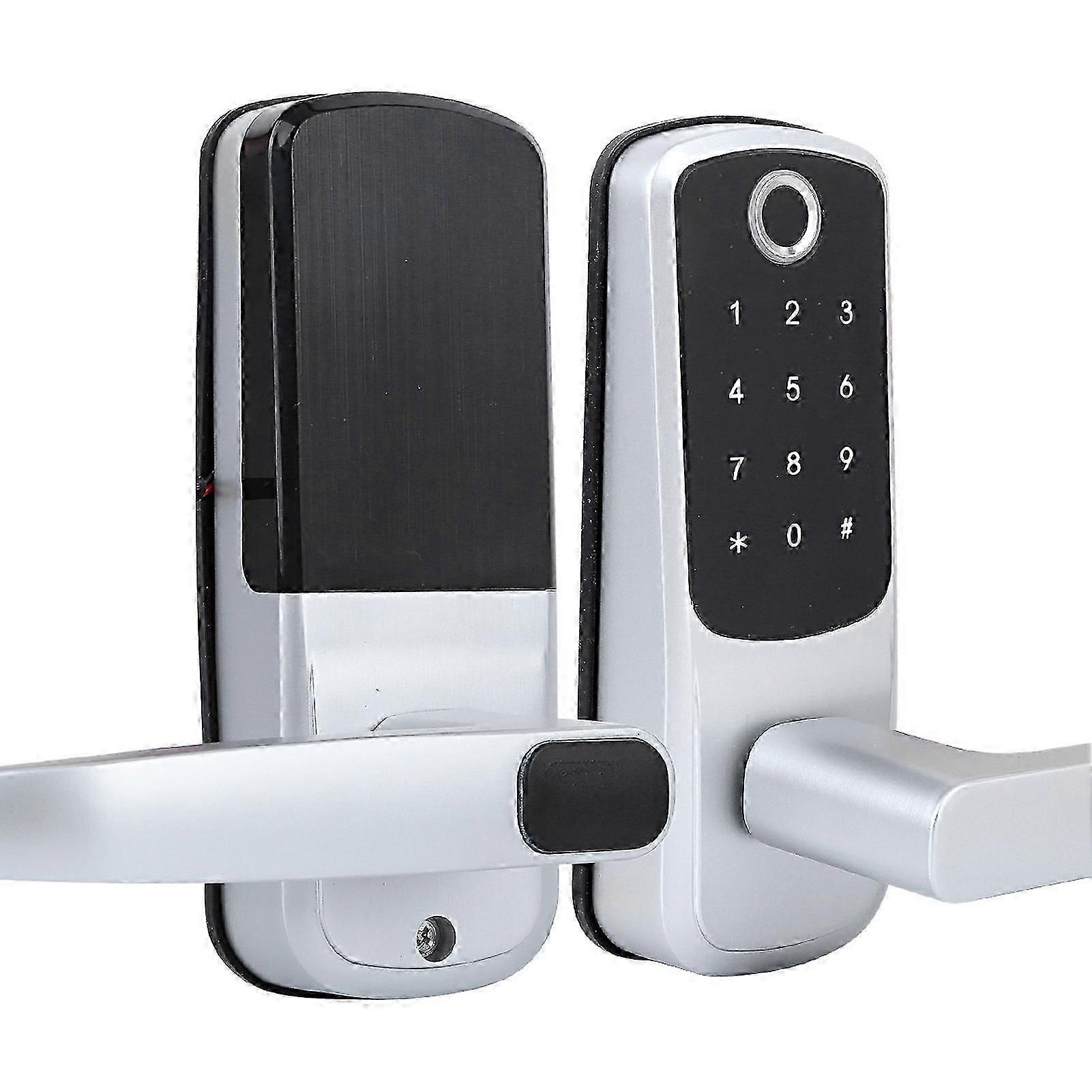 Smart WiFi Dörrlås - Fingeravtryck, Lösenord, Fjärrkontroll, Pekskärm Keyless Entry