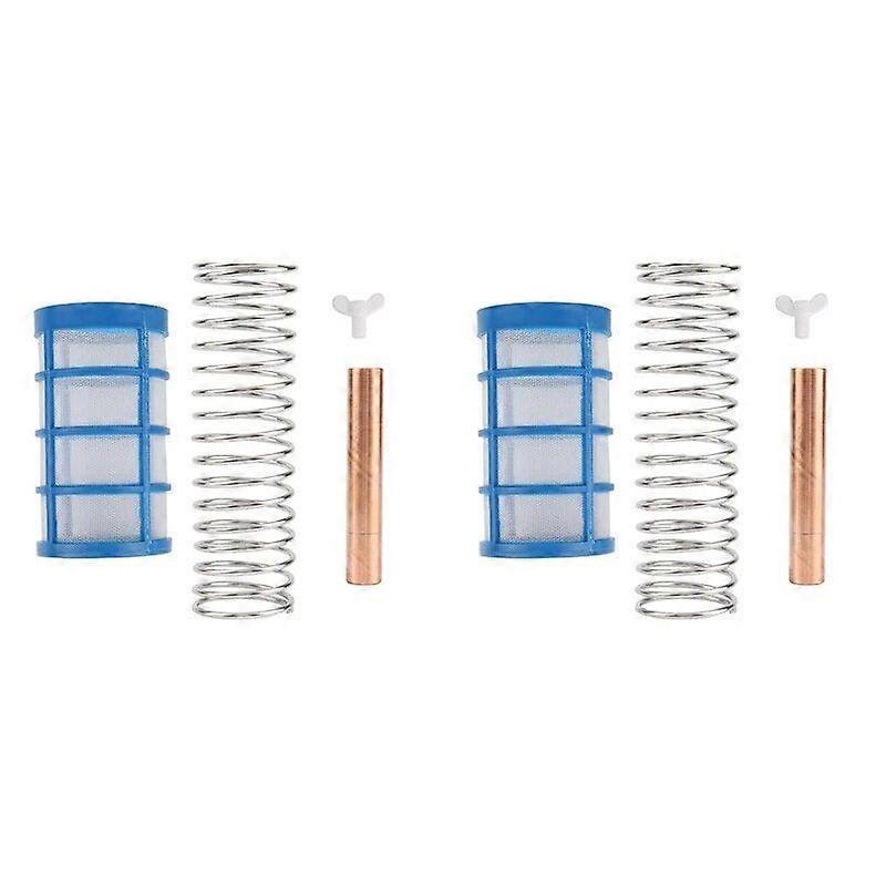 2X Solar Pool Ionizer Replacement Copper Anode And Basket Screen For Solar Pool Ionizer Purifier Purifiers