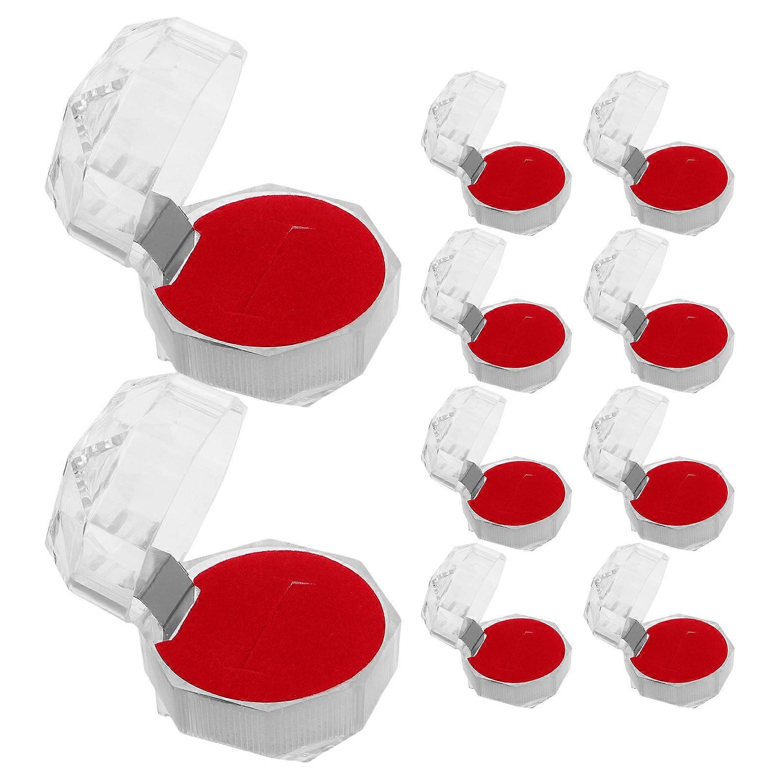 Trinket Box With Lid Travel Jewelry Box Display Function Storage Occasion Assorted Color 20Pcs