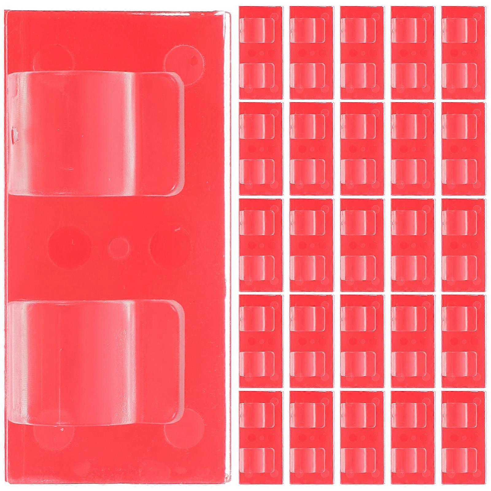Plastic Wire Clips Whale Shape For Home Use Cable Organization Acrylic 25Pcs