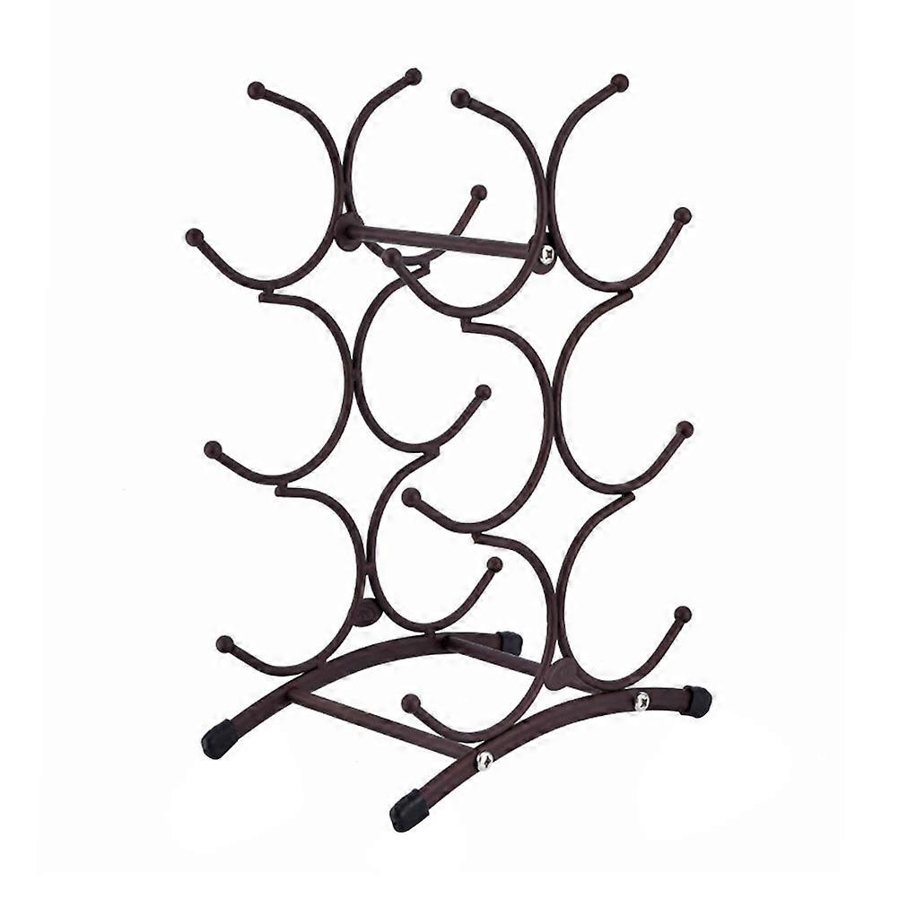 Elegant Holder Rack Decorative Display Shelf for Home, Kitchen, Restaurant, or Bar Use Stylish Storage Stand