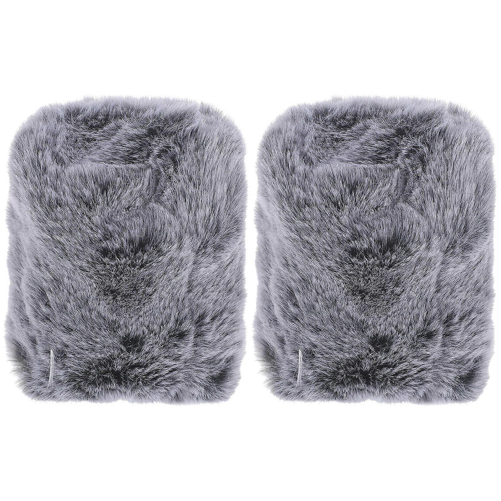 Microphone Filter Screen Furry Mic Cover Windshield KTV 2Pack
