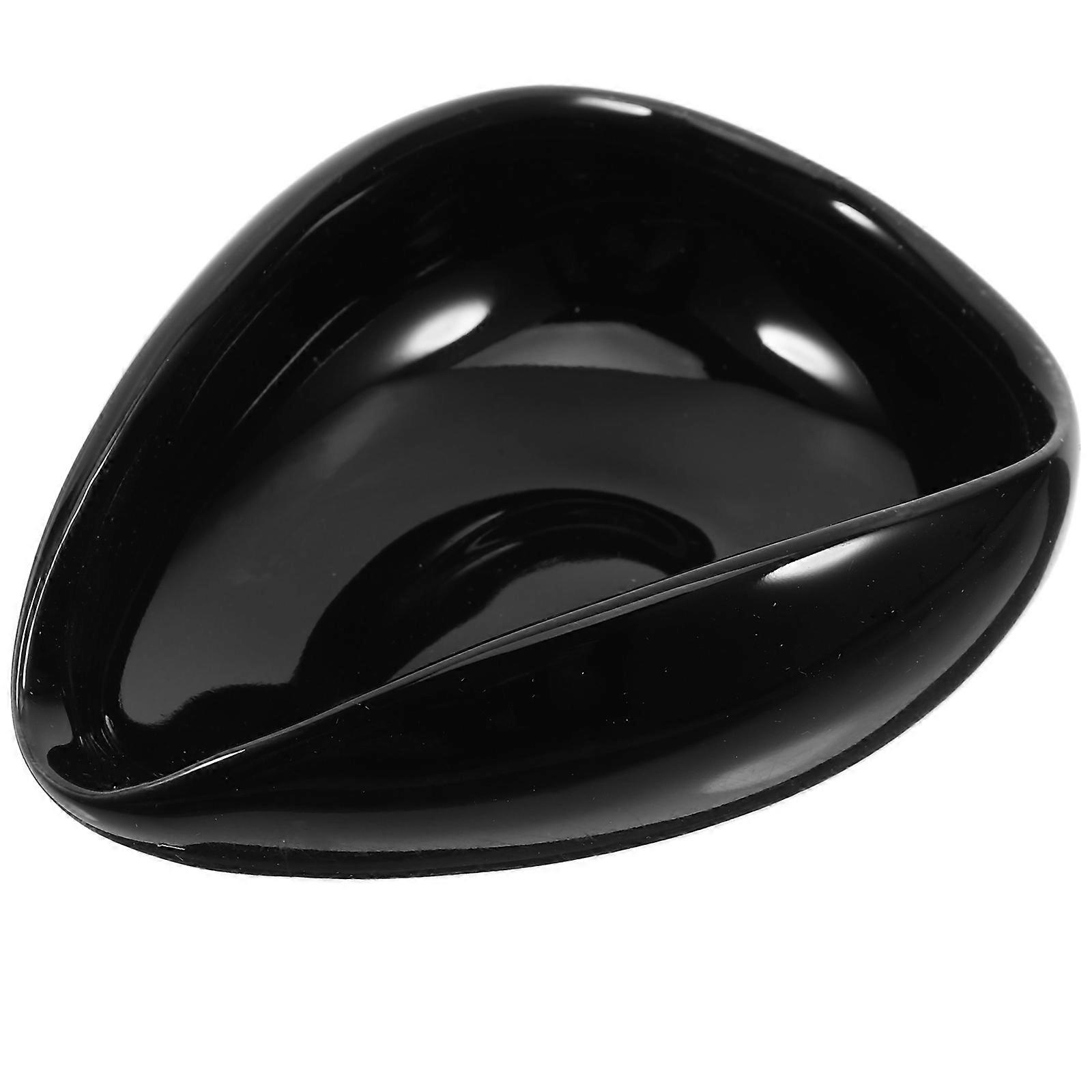 Coffee Bean Dosing Cup Black Ceramic Measuring Tray for Coffee Beans Snacks Appetizers Weighing Cupping Display