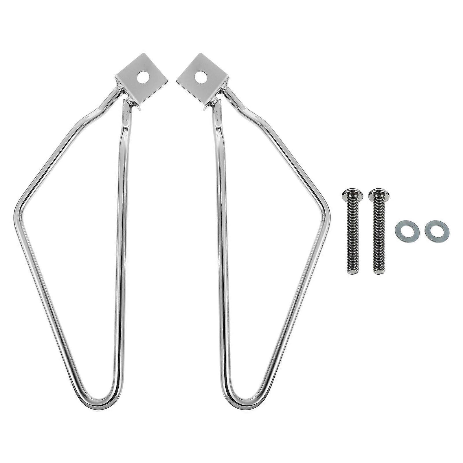 Motorcycle Side Mount Saddlebag Support Luggage Installation Rack Metal Professional Users 1 Set