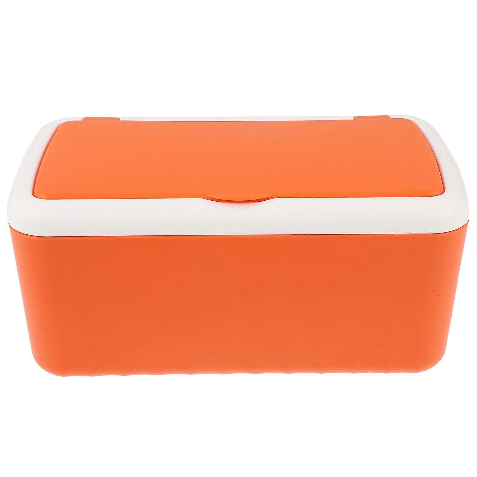 Storage Box With Lid Tissue Protection Simple and Decor Reusable 1Set