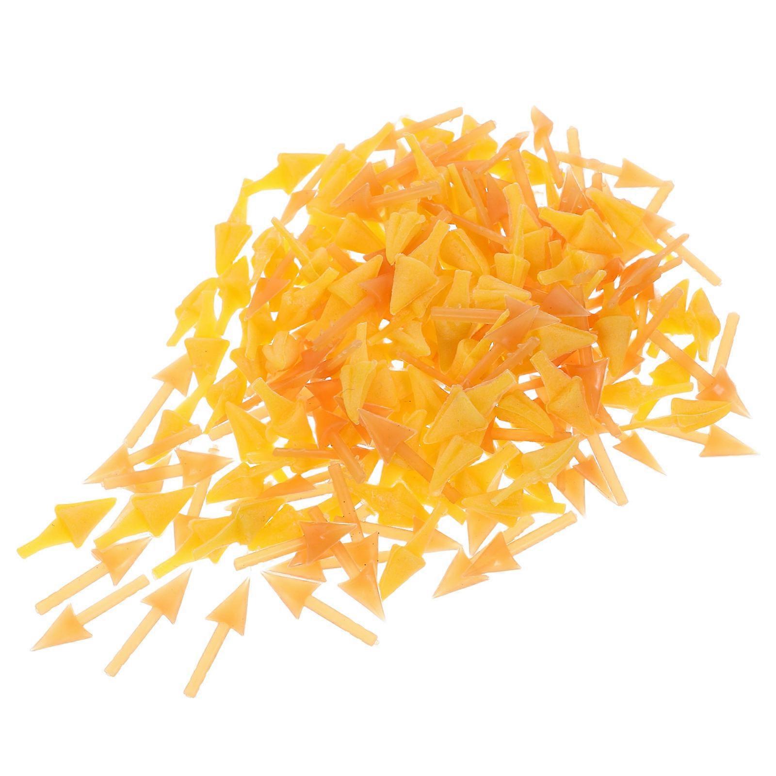 Mini Chick Beak DIY Plastic Bird Beak Accessories for Crafting 200Pcs