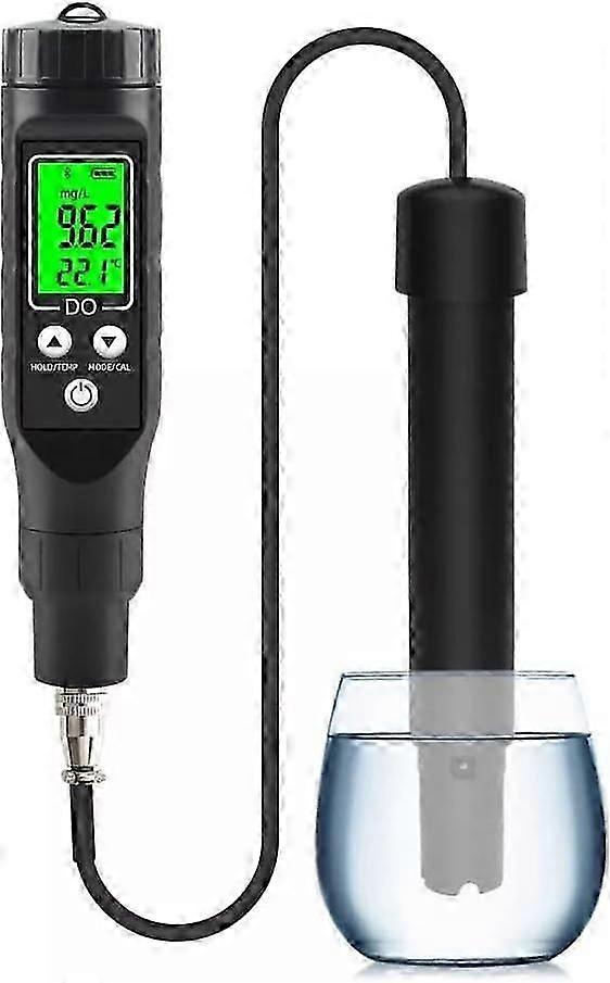 Dissolved Oxygen Meter Digital Analyzer Oxygen Detector Pen Shaped DO Range: 0.040.0mg/L-KAKA