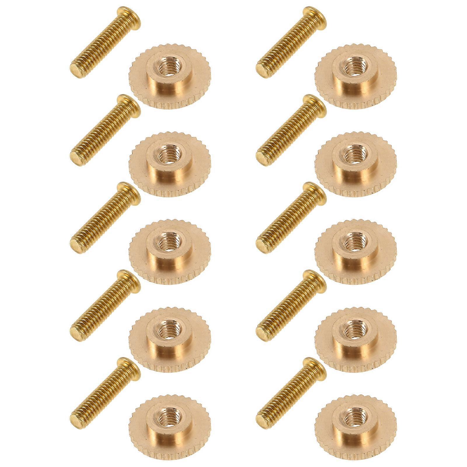 Metal Badge Screw Pin Backs   10 Sets Fixing Accessories for Craft, Multi Use Badge Holders & Clothing Styles