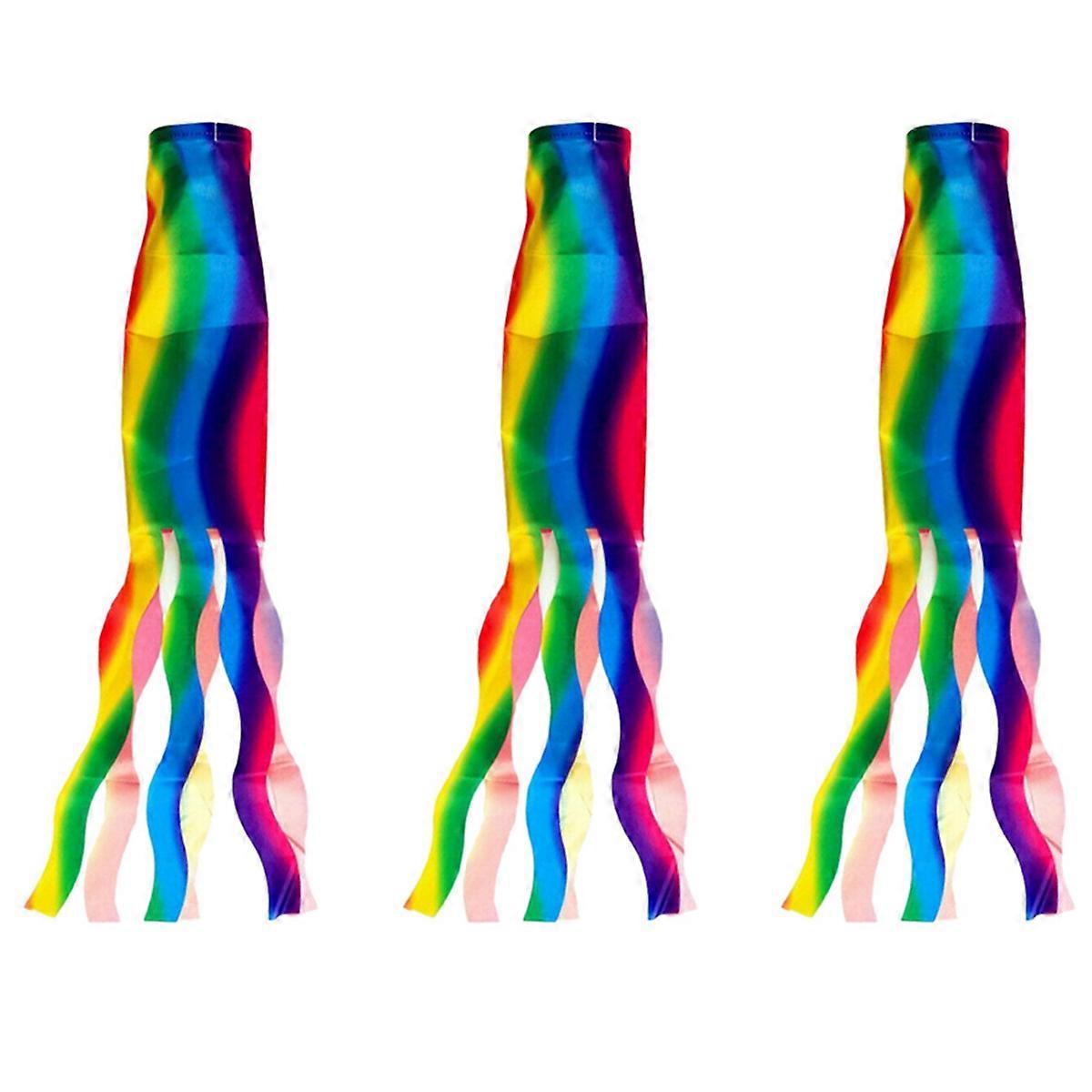 Rainbow Windsock Wind Streamer Flag Garden Camping Decoration 70CM
