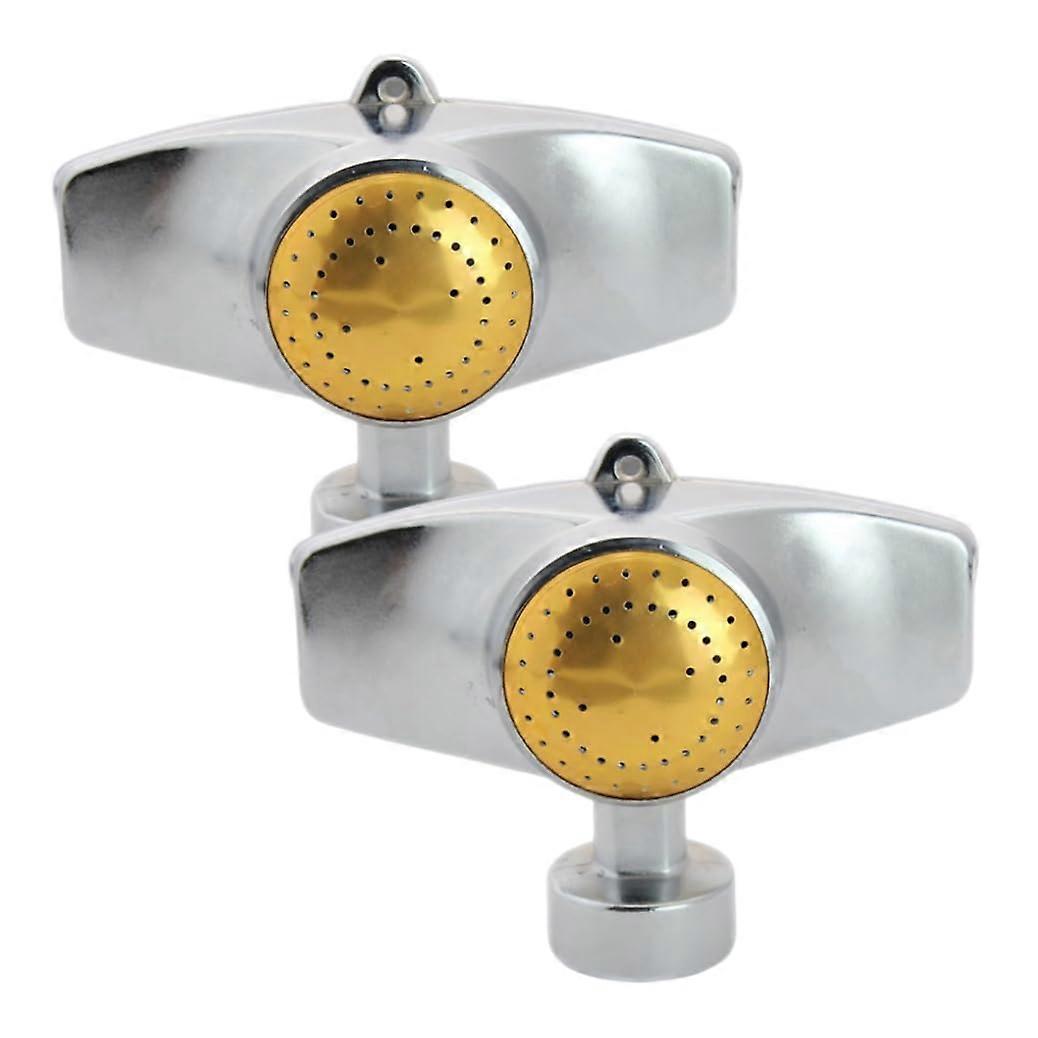Metal Lawn Sprinkler Square Pattern with Soft Water Spray for Garden Irrigation 2 Pack