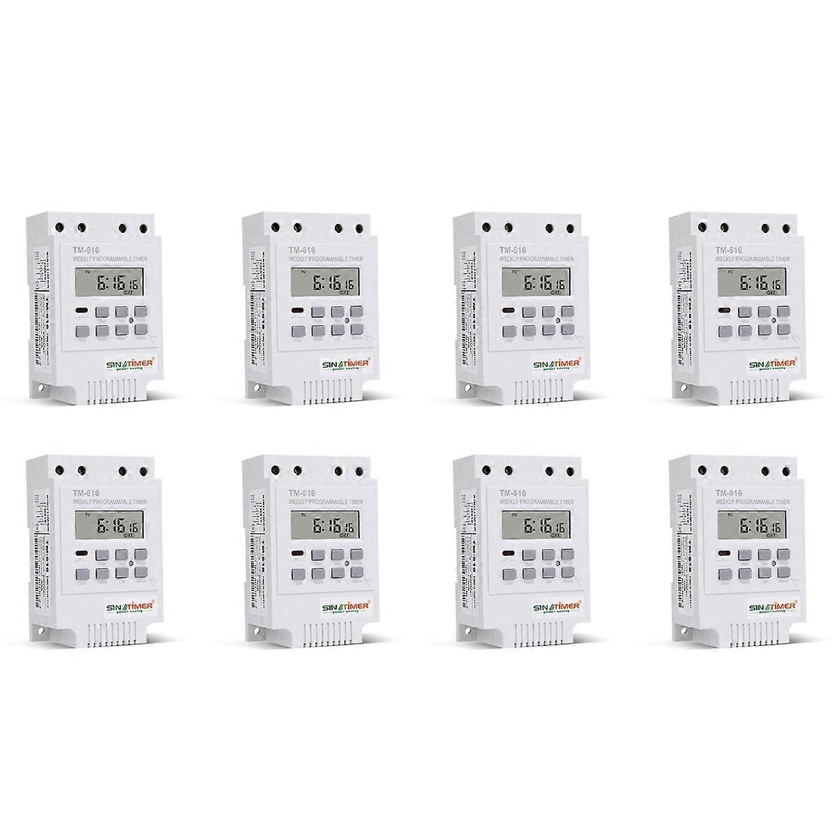  TM616W-2 30A 220V Relay Timer Control Timer Din Rail Moun