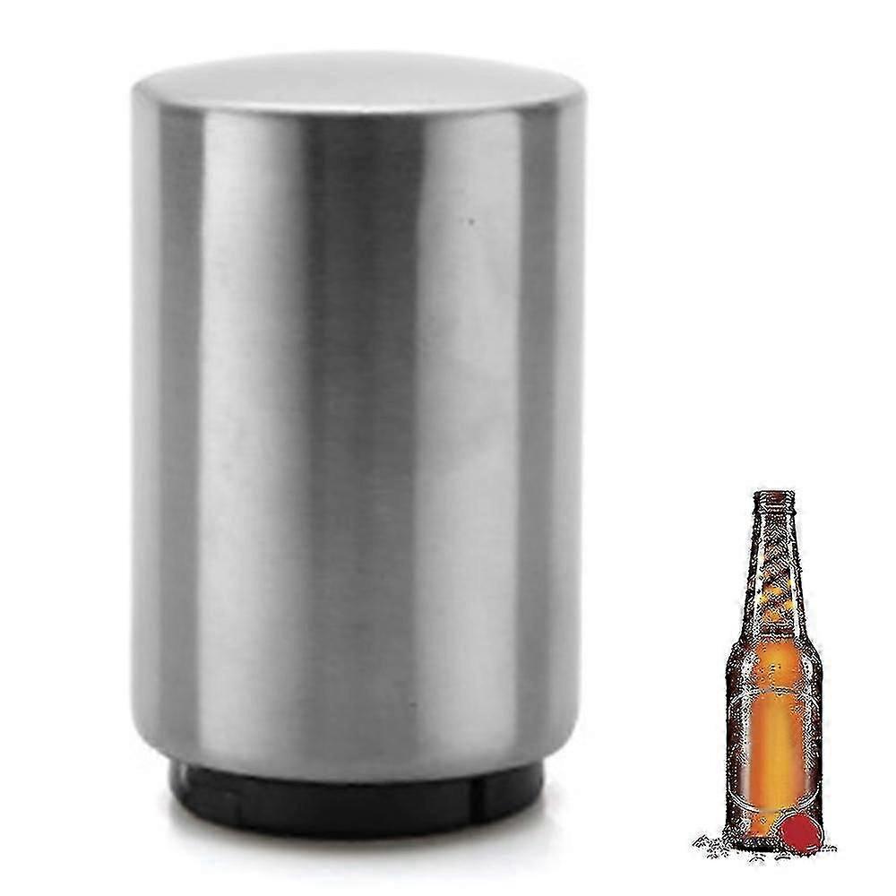 Automatic Beer Bottle Opener Brushed Aluminum Great Gift