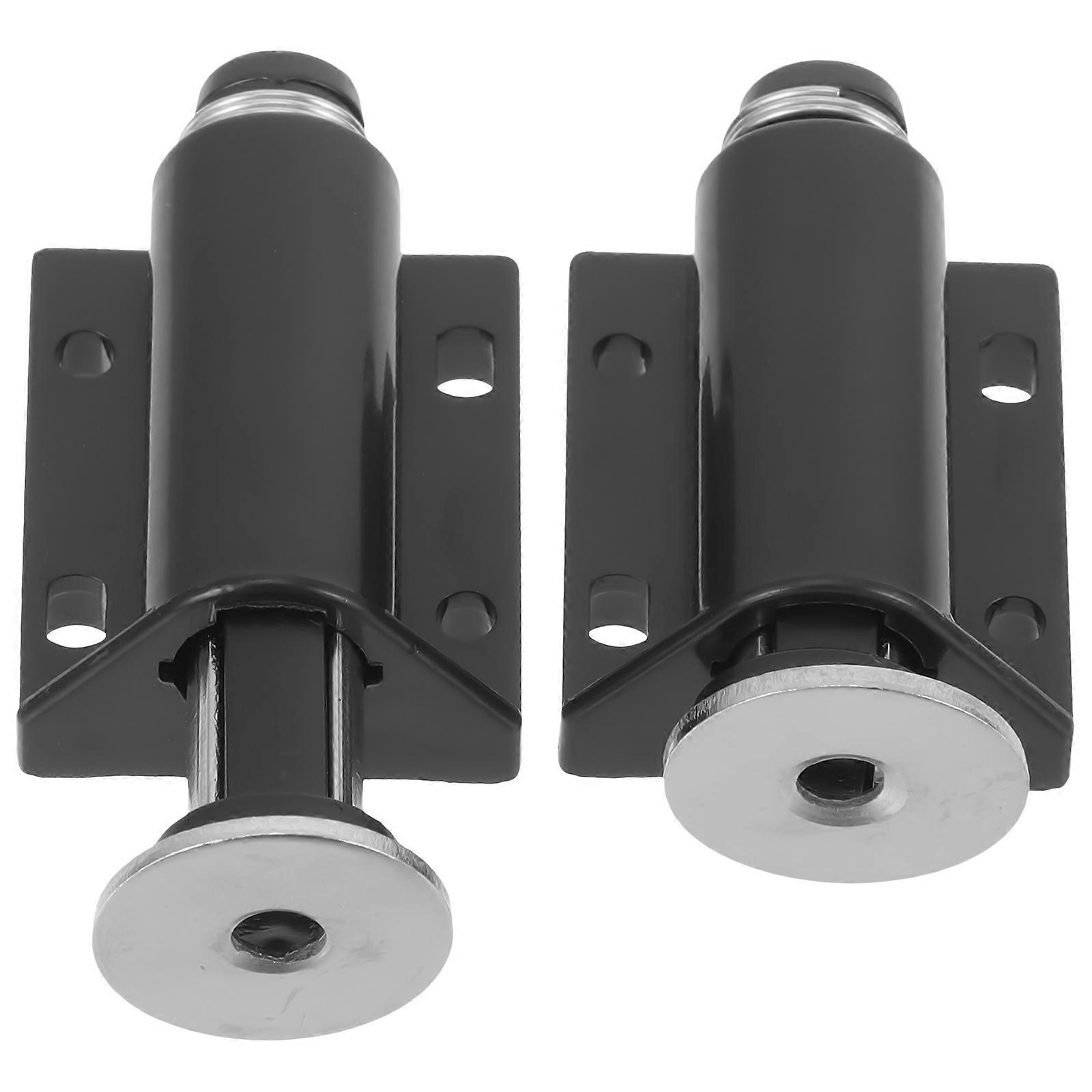 Secure Locking Latch Magnetic Door Lock For Cabinet Door Furniture Doors 5 5x3cm Plastic 2Pcs