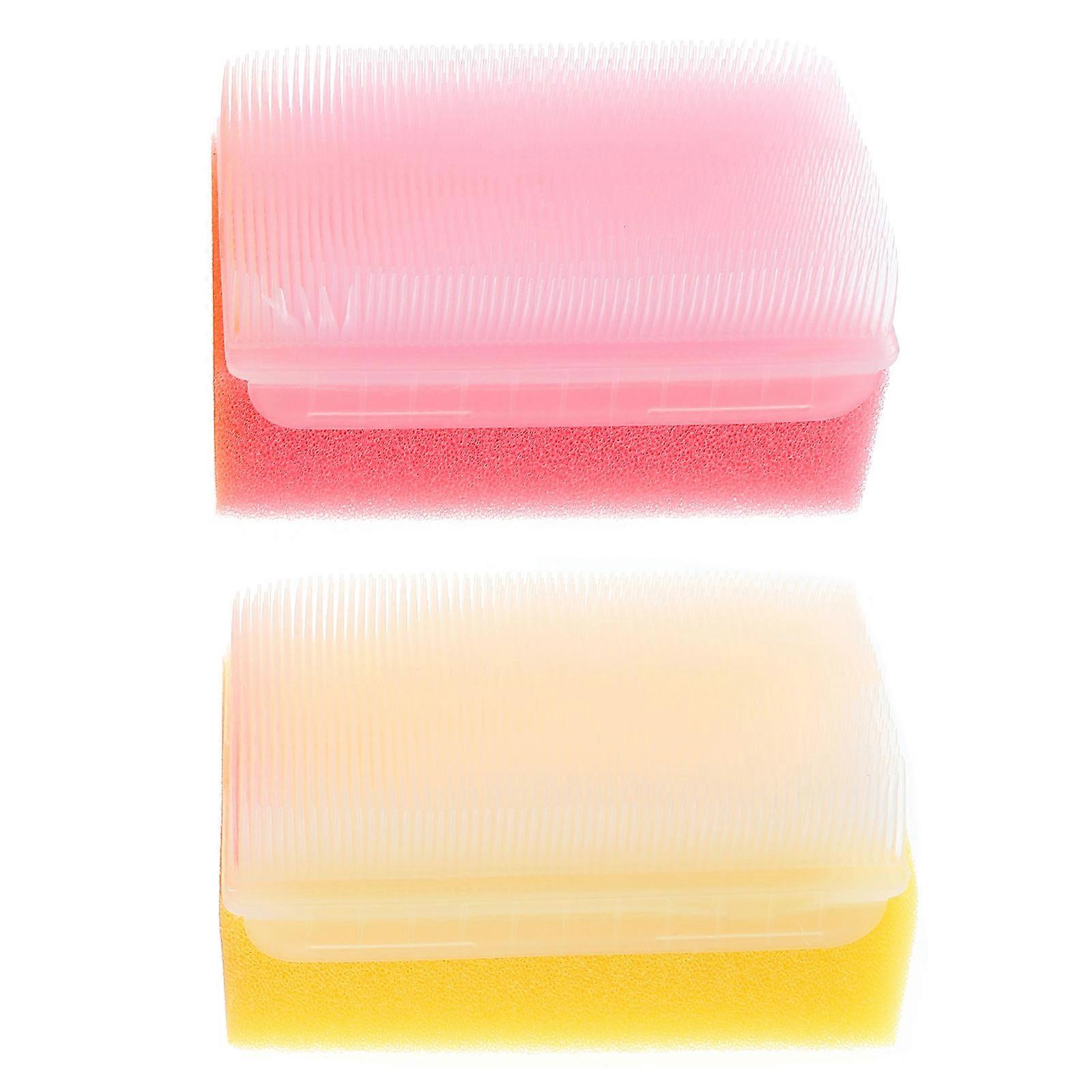 Portable Sensory Bath Brush Set   Soft Sponge Cleansing Massage for Newborns, Gentle Scalp Care, Durable & Non Deforming