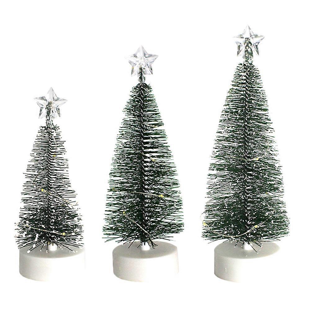 Here's a polished product description for your **3pcs LED Mini Xmas Tree Set**:
π **3pcs LED Mini Christmas Tree Set β Festive Light Up Desktop