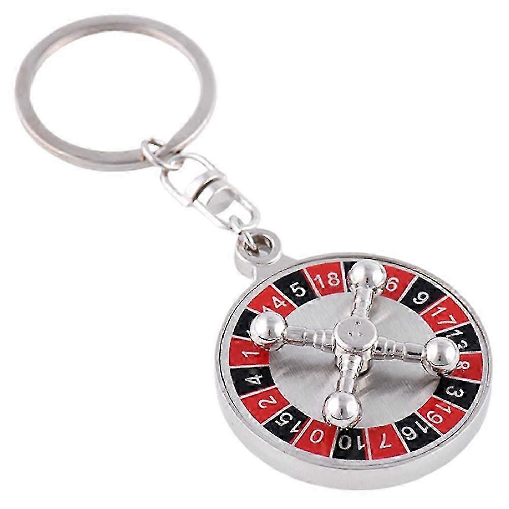 Metal Roulettes Keychain Simulation Boys Bag Keyring Hanging Key Chain