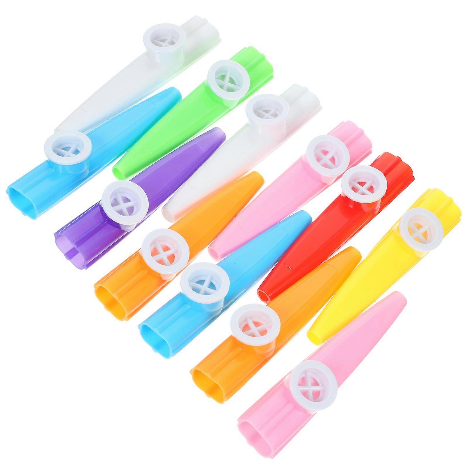 12 قطعة ألعاب قرع جميلة Kazoo Playthings Kid Kazoo Playthings (لون عشوائي)