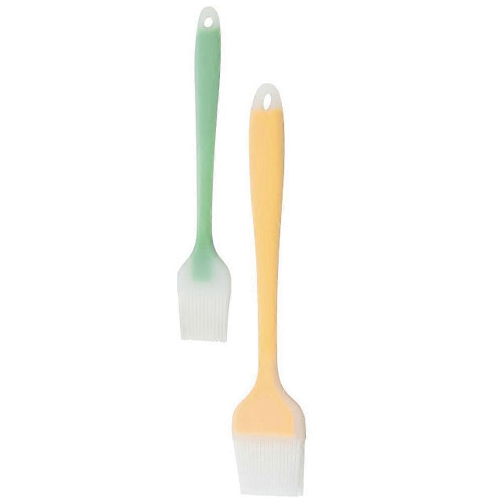 Baking Barbecue Brush Silicone Basting Brush Professional Cooks Cooking Non-breaking 2Pcs