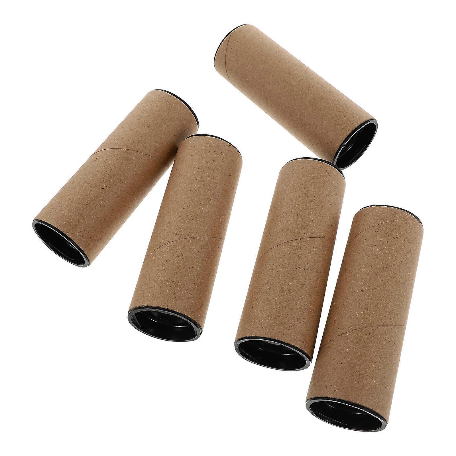 5pcs Poster Storage Tubes Multipurpose Round Paper Tubes Wrapping Tubes for Various Needs