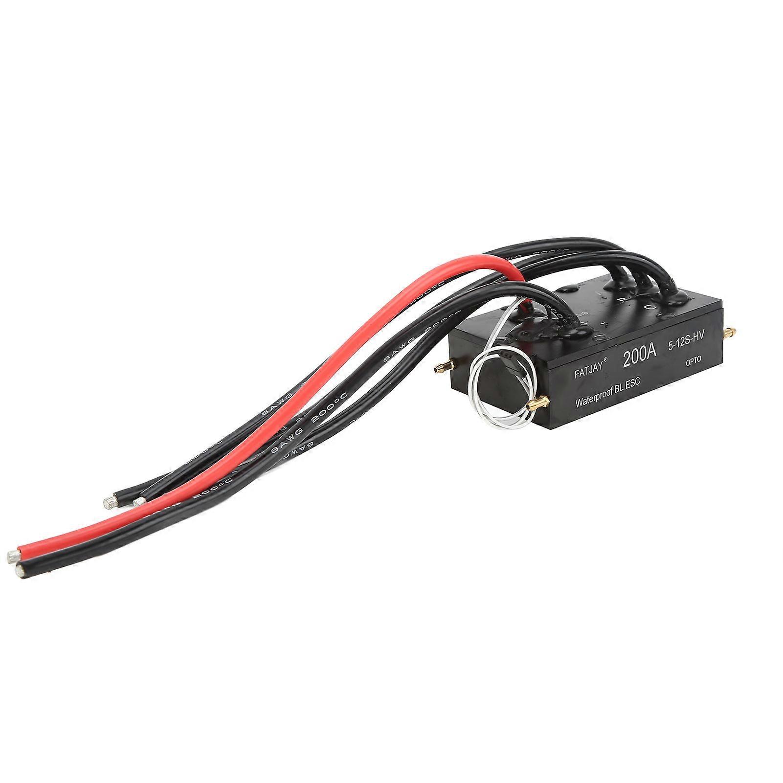 200A ESC Electronic Speed Controller High Power Waterproof for ROV Ship Underwater Propeller