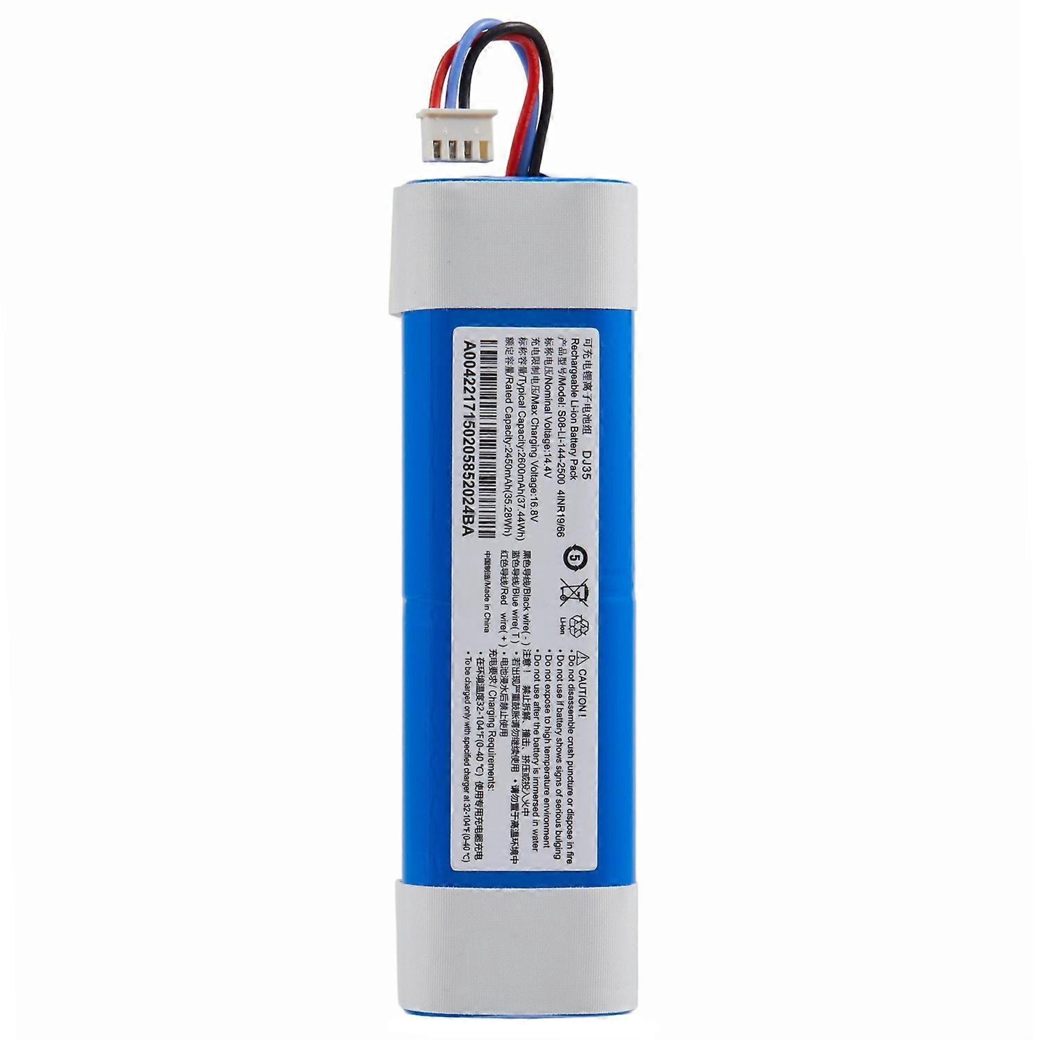 Do zespołu akumulatora polimerowego Ecovacs Deebot DJ35 14,4 V 2450 mAh (kod: S08 LI 144 2500)
