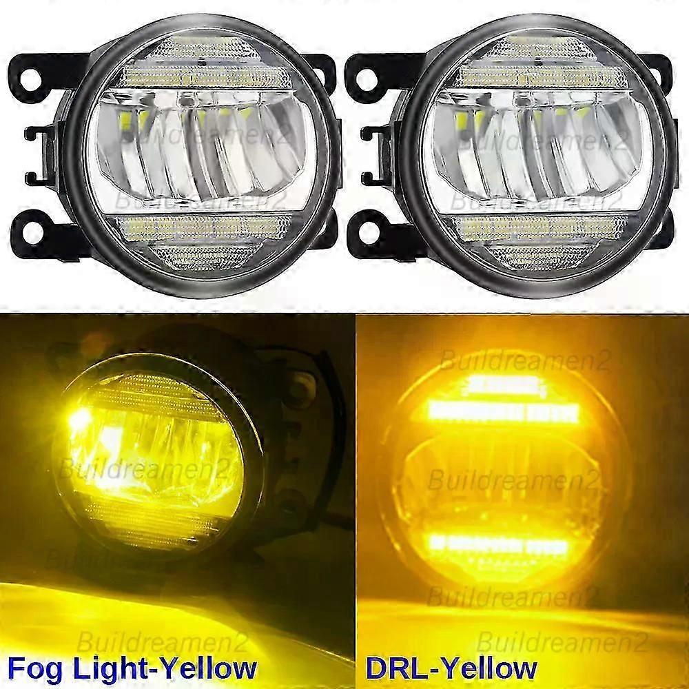 Compatible 2IN1 30W H11 Car LED Fog Light with Daylight DRL Function High Bright For Toyota Proace 2013 2014 2015 2016