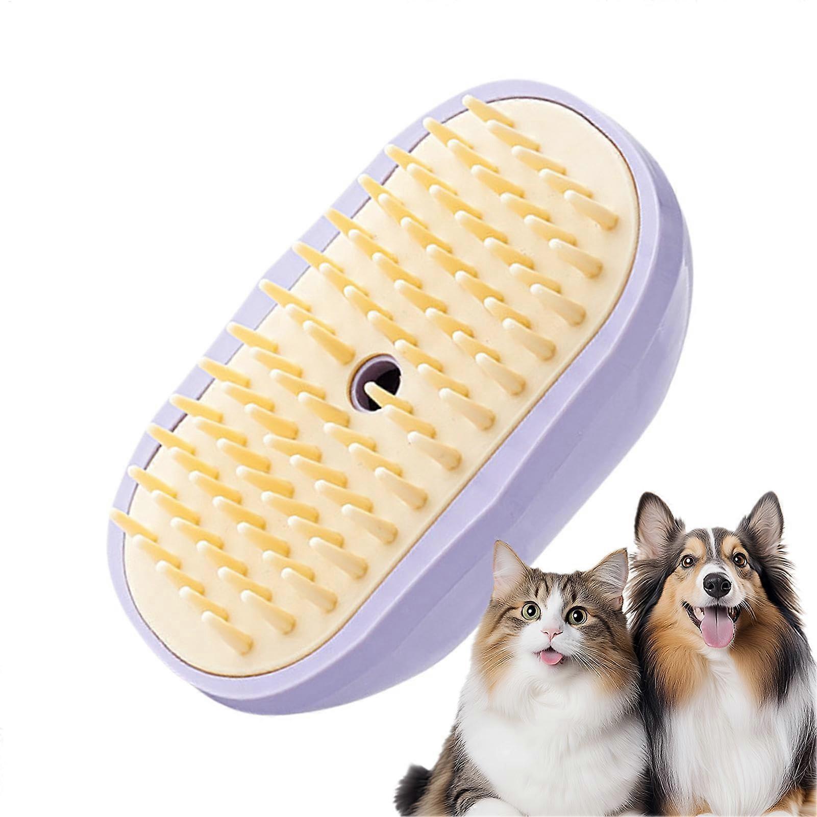 Spritz defaux fur comb for cats, Spritz defaux fur comb for dogs, Rechargeable multifunctional cat brush with steam