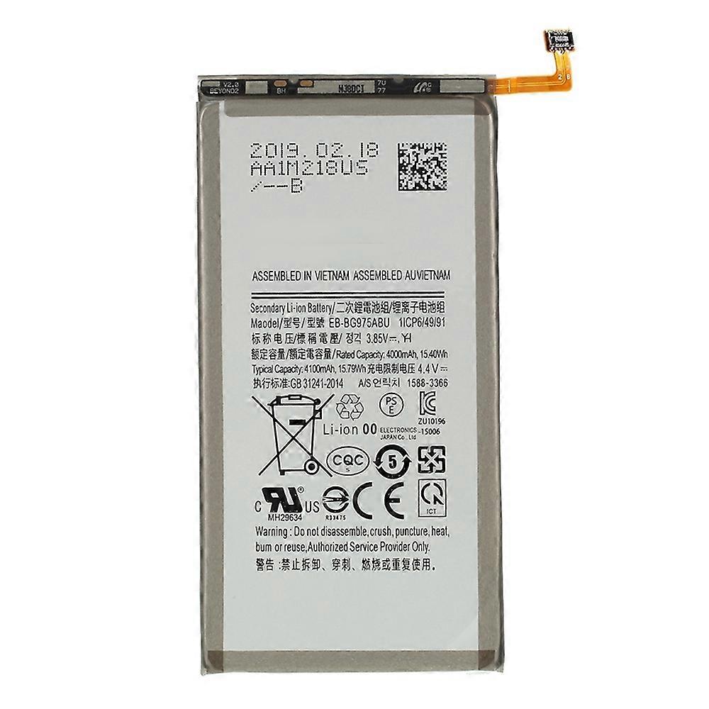 For Samsung Galaxy S10 Plus 3.85V 4000 mAh Rechargeable Li-ion Battery Replacement Part (Encode: EB-