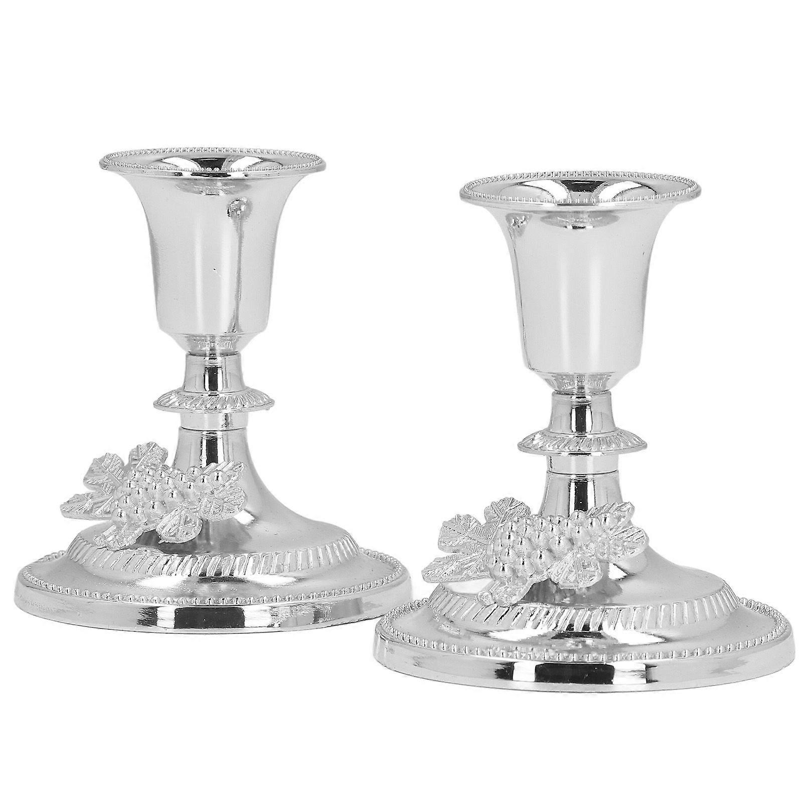2025 Latest Model  2Pcs Metal Candle Stand Good Stability Multifunctional