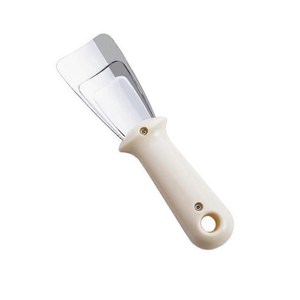 Here's a refined and professional product description based on your input:
**1pc Stainless Steel Ice Removal Scoop – Beige Multifunctional