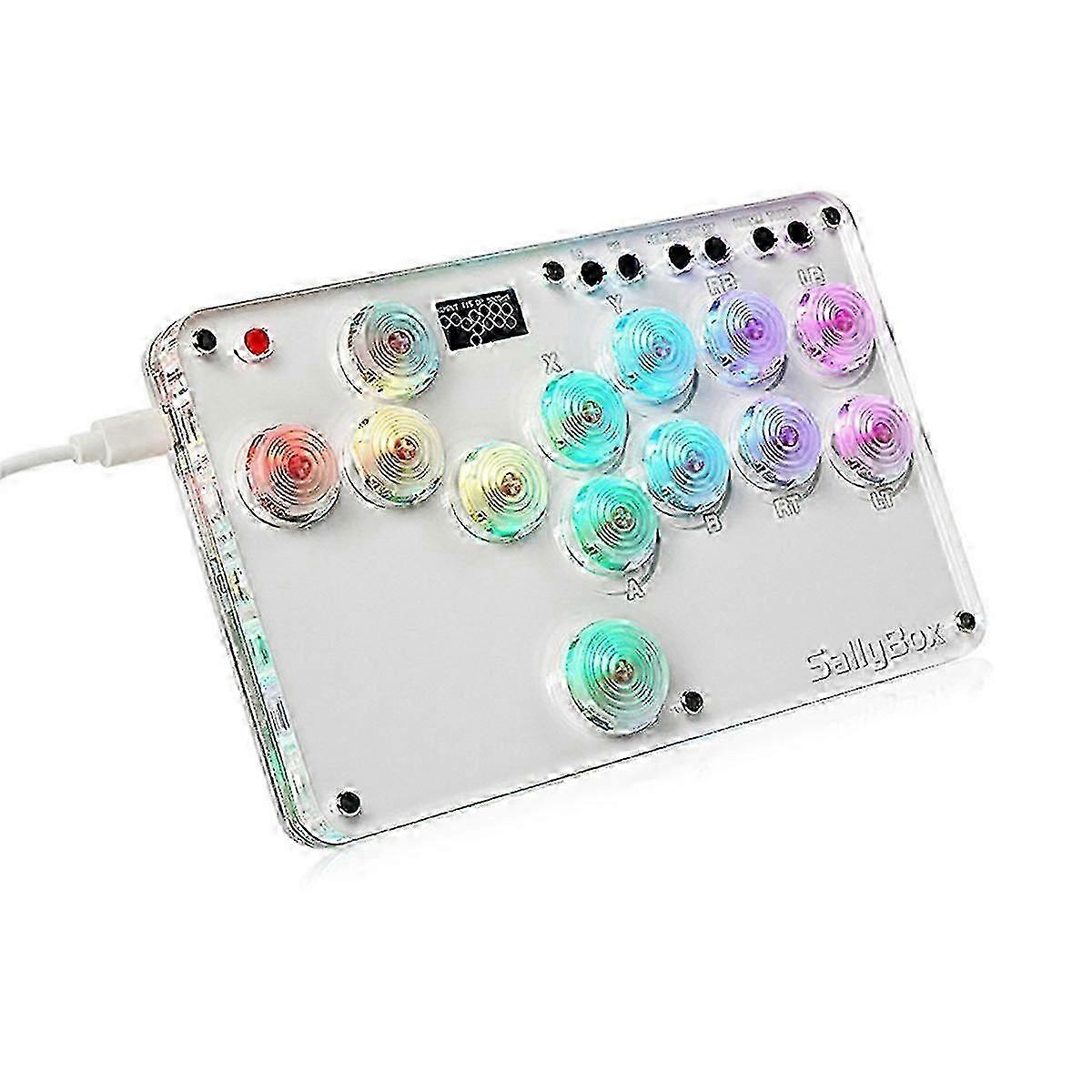 Colorful Arcade Joystick Fight Stick Game Controller for PC and Switch