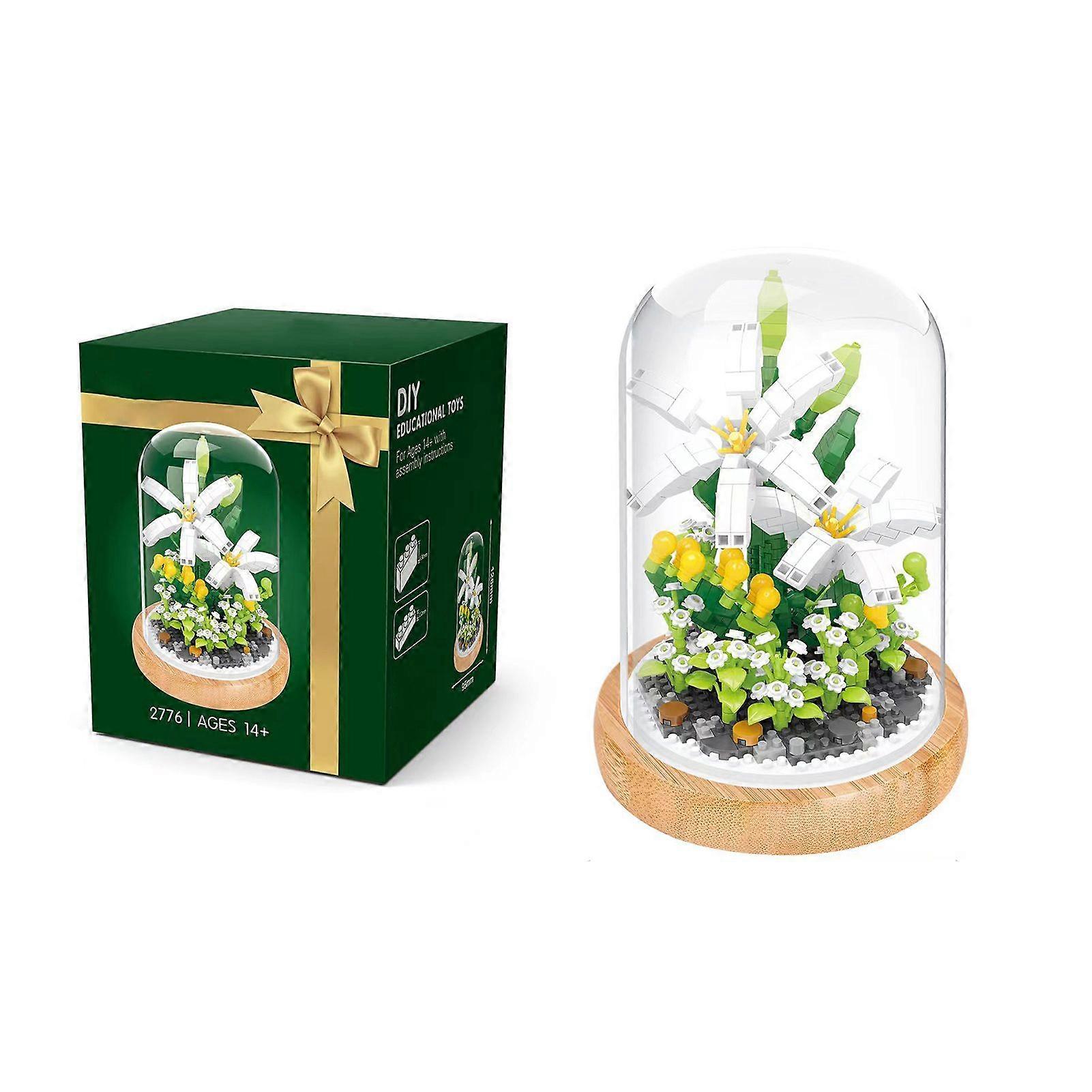 2025 Latest Model  Plant Building Blocks Miniature DIY Building Blocks Bouquet
