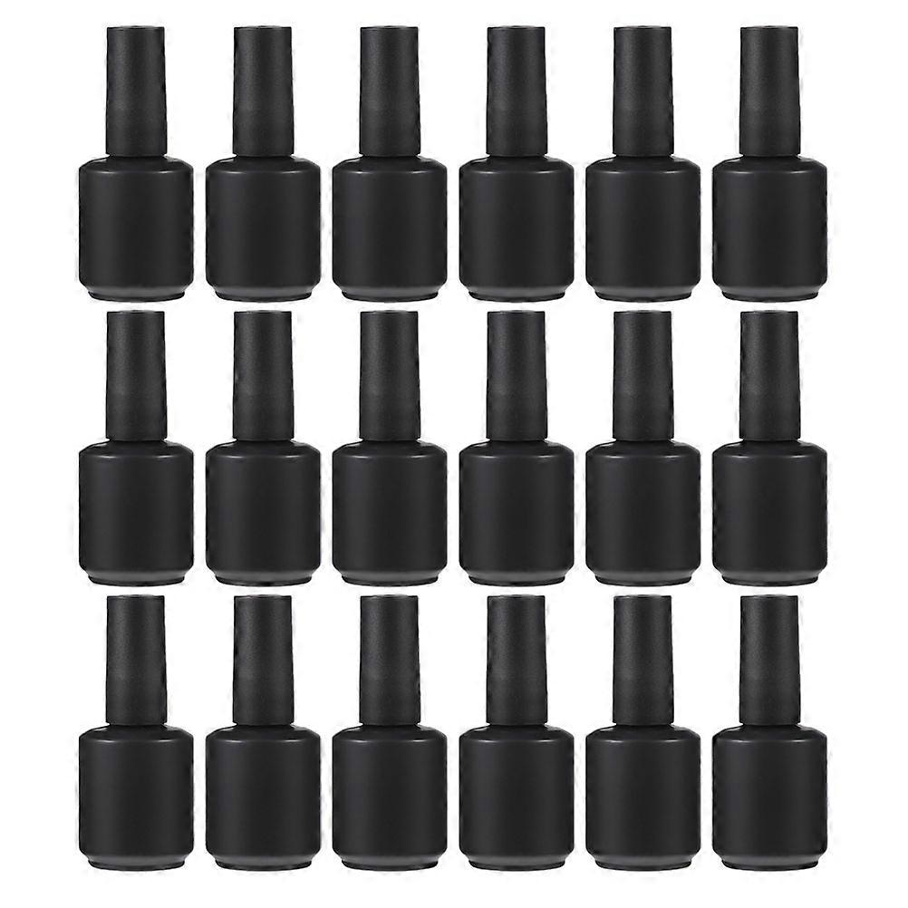 20pcs Portable Empty Nail Polish Bottles with Brush for Travel – Lightweight, Compact Gel Storage Containers for Outdoor Use