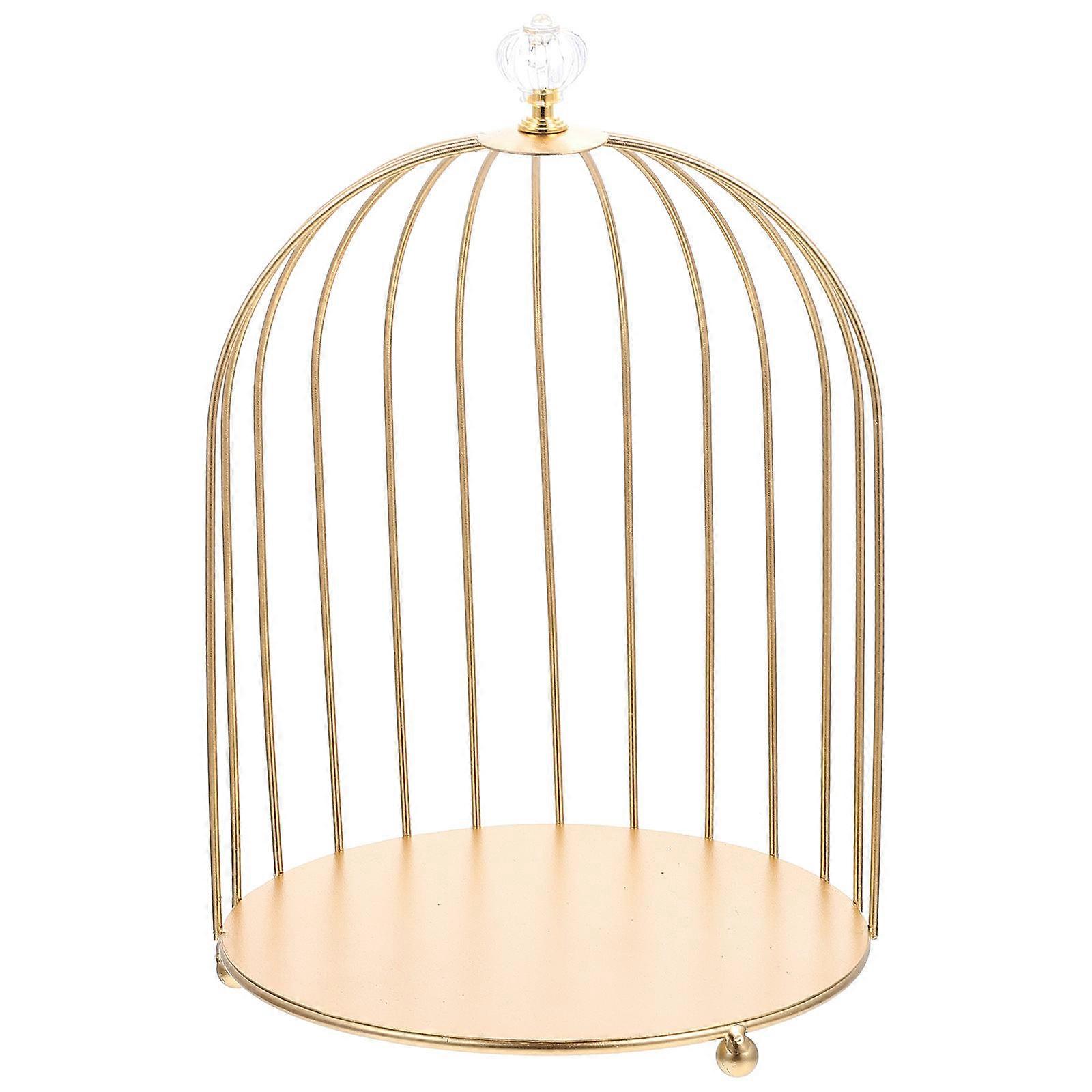 Bird Cage Cake Stand Makeup Accessory 29.00X20.00X20.00CM Storage 1Set