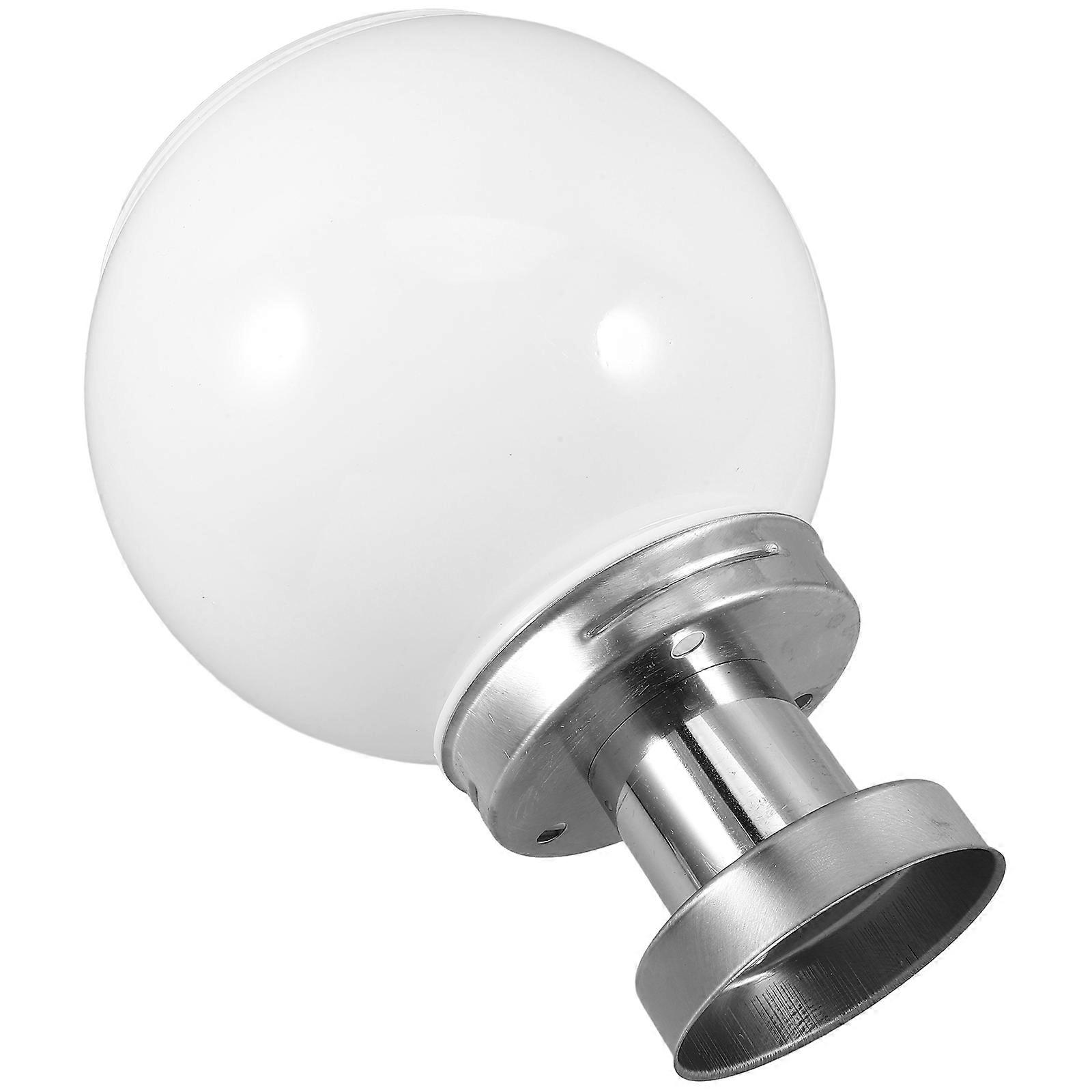 Solar Powered Lamp LED Wall Pillar Lamp for Lighting Use White