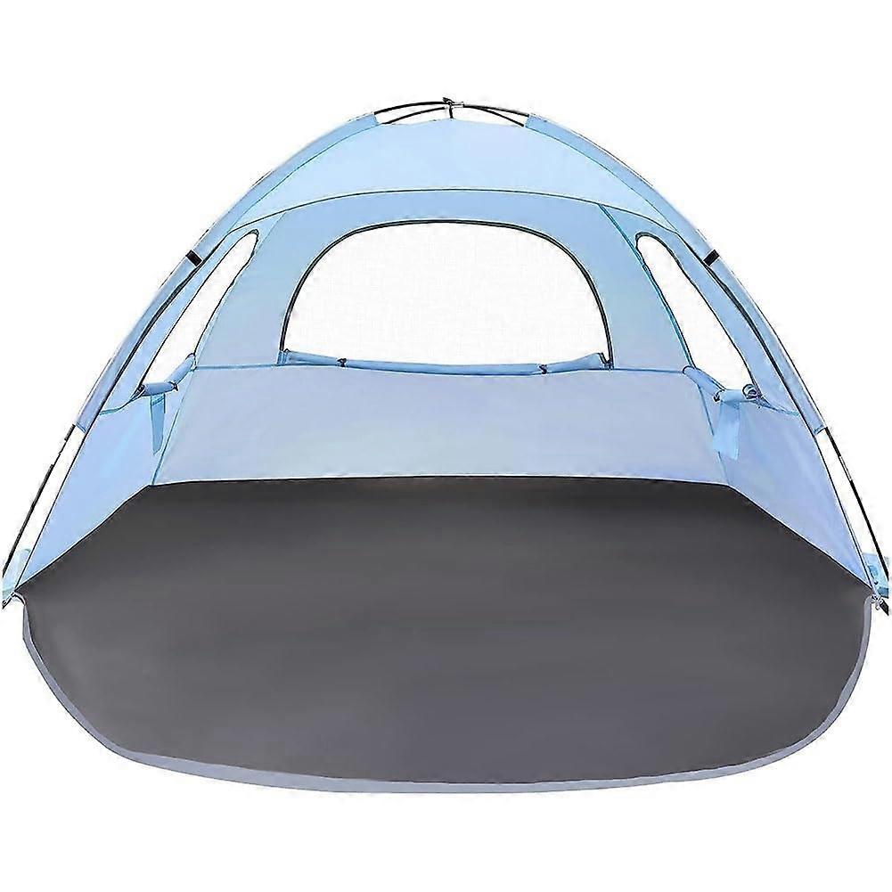 Green Breathable Beach Canopy Tent, Portable Sunshade for Camping and Outdoor Activities Blue
