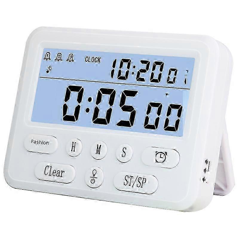 Eco-Friendly Study Timer - Silent Vibration Alarm with Luminous Display (Dual-Purpose)