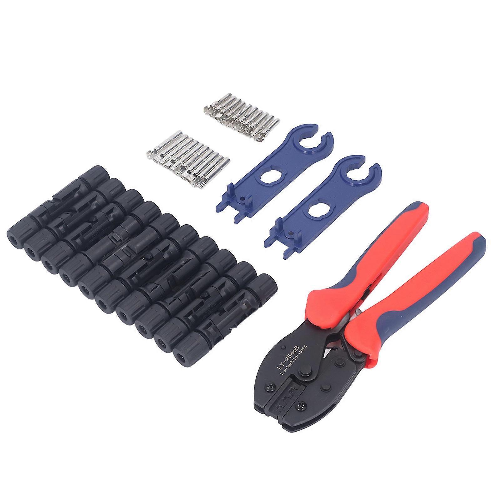 Solar Crimper Tool Kit ABS Solar Cable Crimp Pliers Set