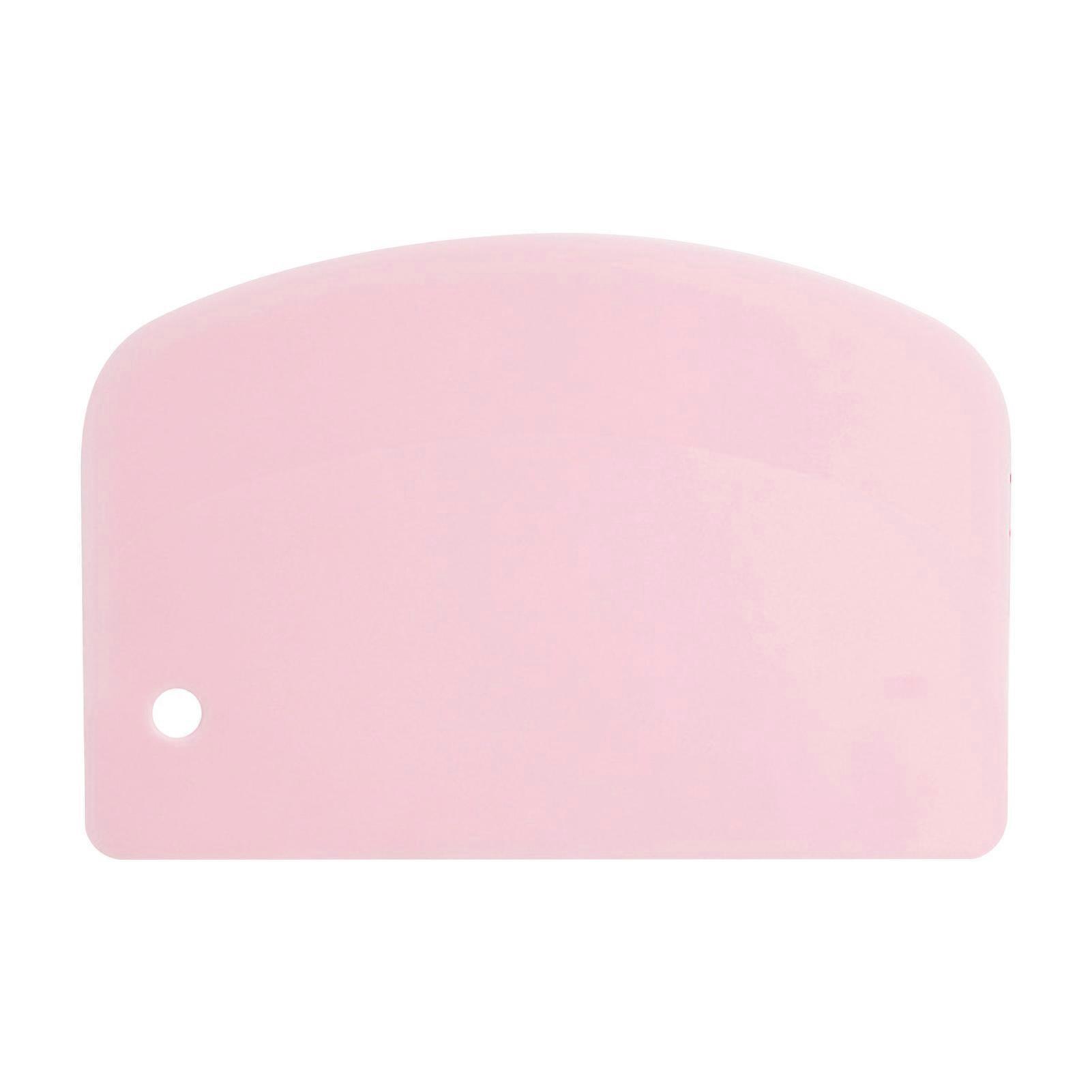 Dough Knife Scraper Pink Cat Pattern PP Cake Scraper Dough Scraper Cutter for Kitchen Home