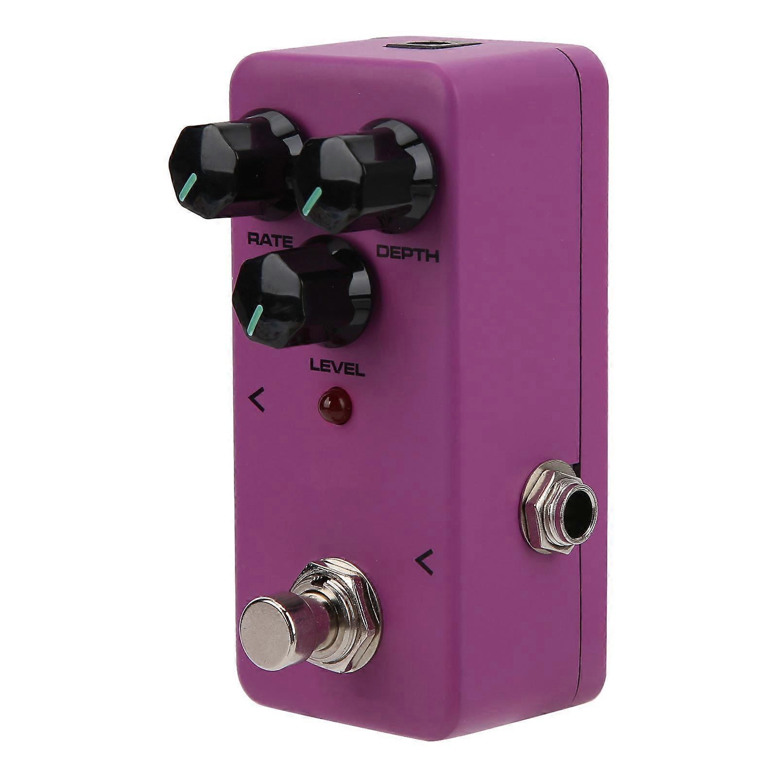 Guitar Effect Pedal Vibe Single Mini Portable Instrument Part Accessory for Electric