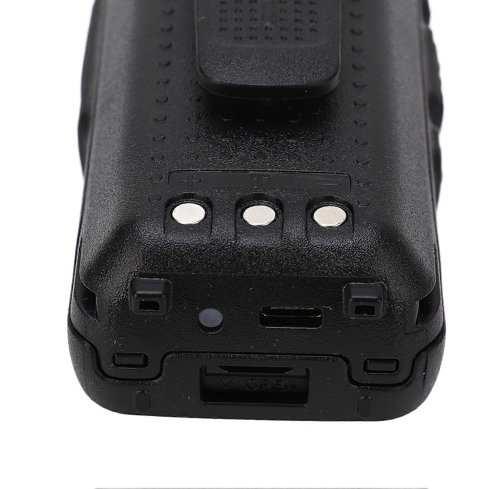 2 Way Radio VHF136‑174MHz UFH400‑520MHz Backlit Display Portable Mini Handheld Wireless Walkie Talkie