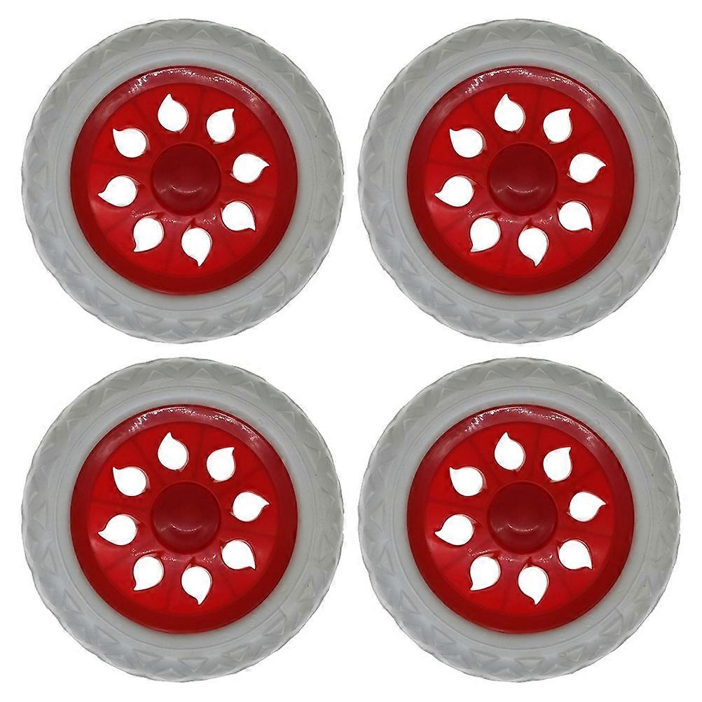 4PCS Replacement Trolley Wheels Casters for Shopping Carts Durable Stable Design Multi Purpose Use with Various Push Carts