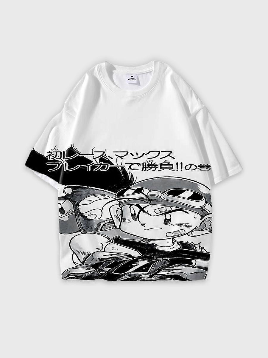 T-shirt round neck Pattern loose short sleeve JW3192