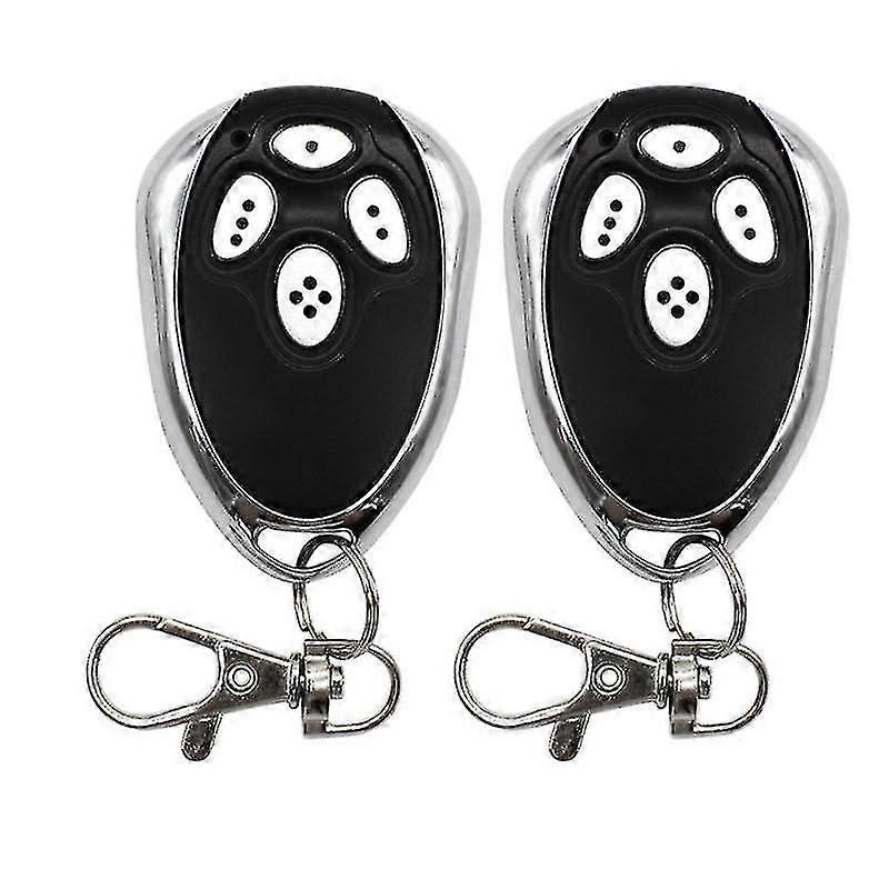 2pcs Garage Gate Remote Control compatible with Alutech At-4, AR-1-500, AN-Motors AT-4 & ASG1000 - 433MHz Roll-Out Transmitter